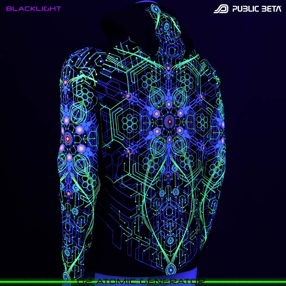 Atomic Generator Psytrance Psywear by Public Beta