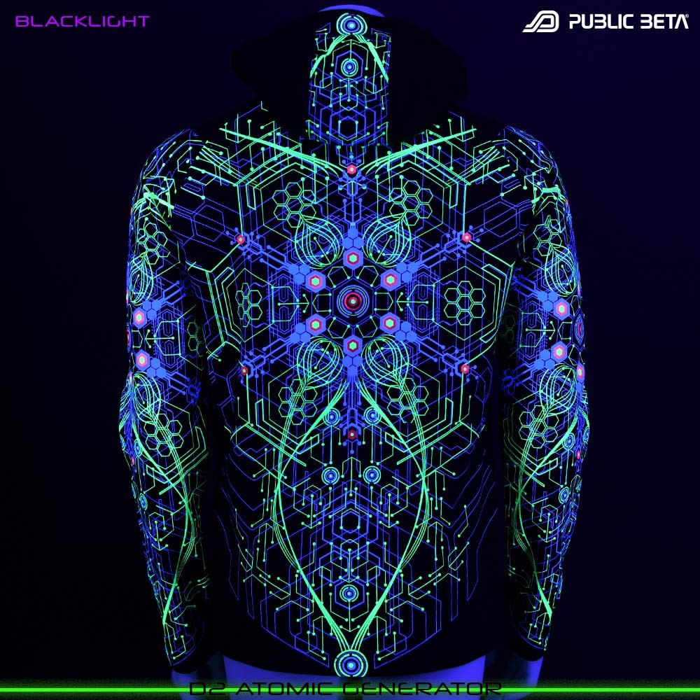 Atomic Generator Psytrance Psywear by Public Beta
