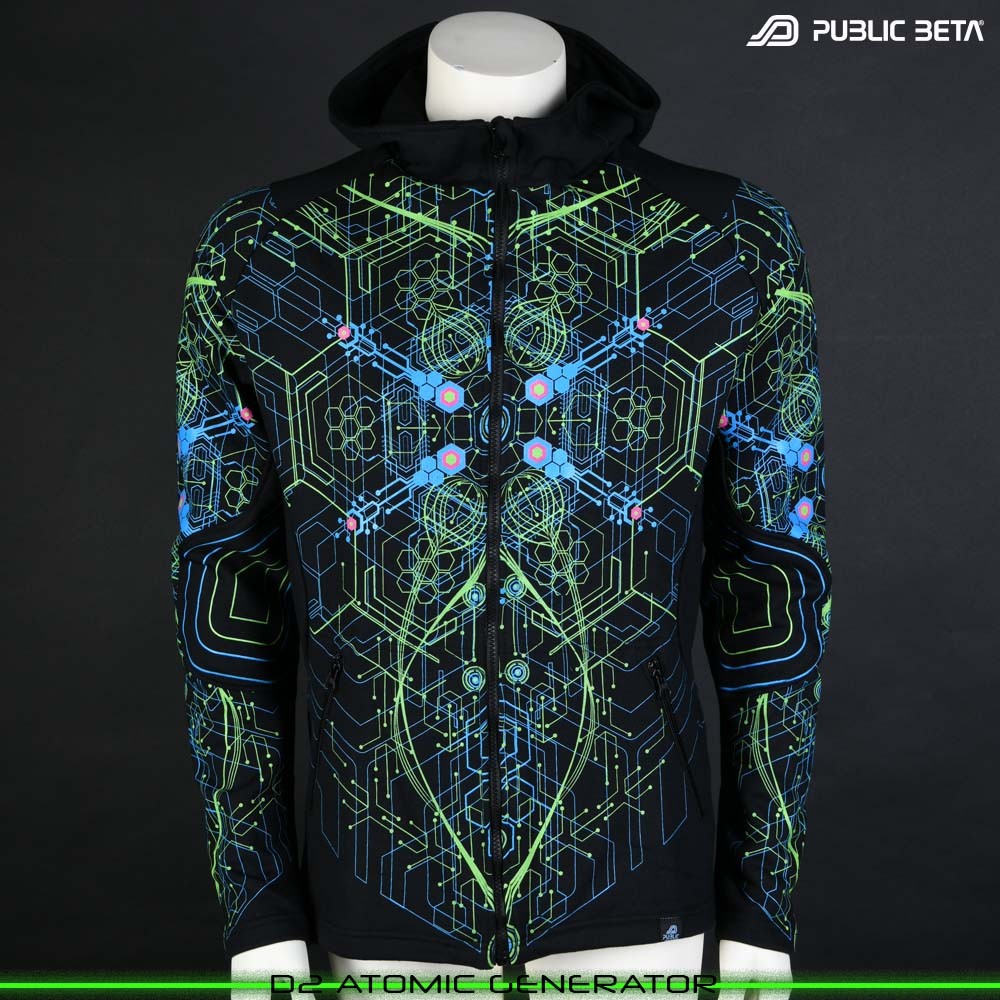 Atomic Generator Psytrance Psywear by Public Beta