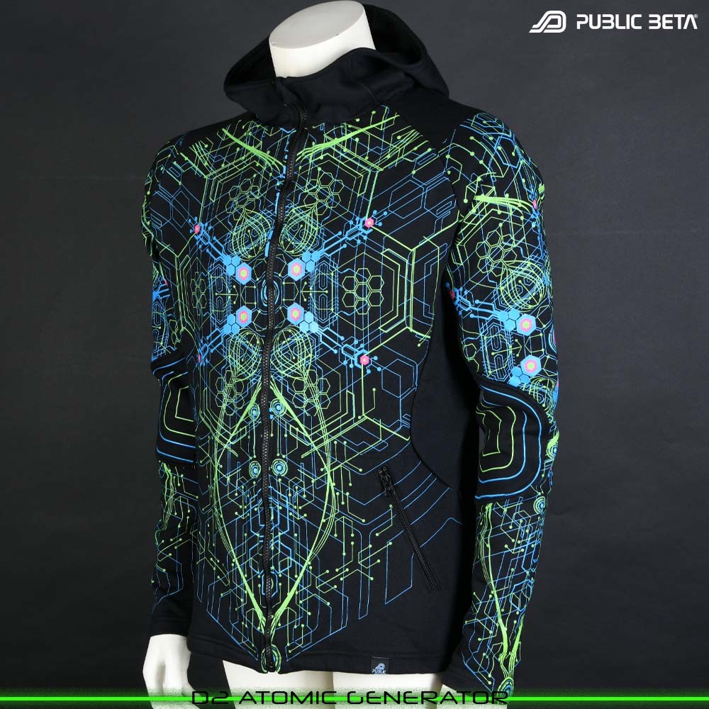 Atomic Generator Psytrance Psywear by Public Beta
