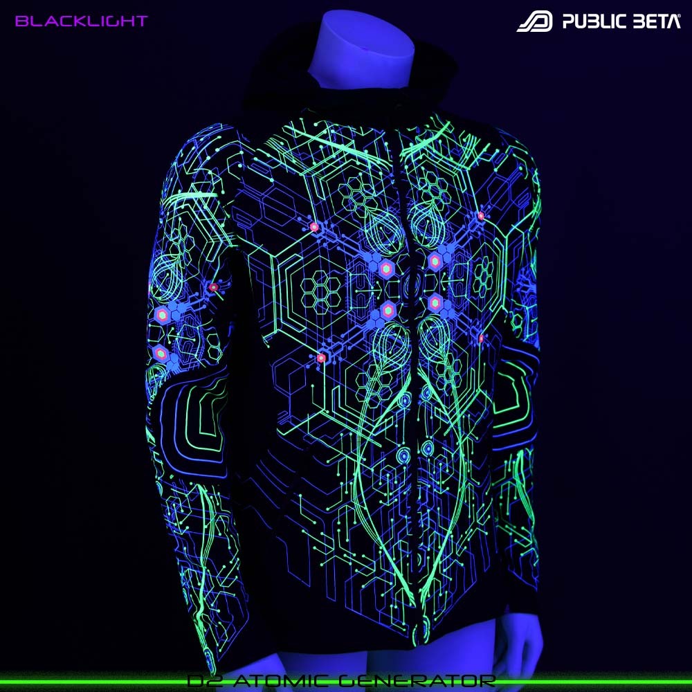 Atomic Generator Psytrance Psywear by Public Beta