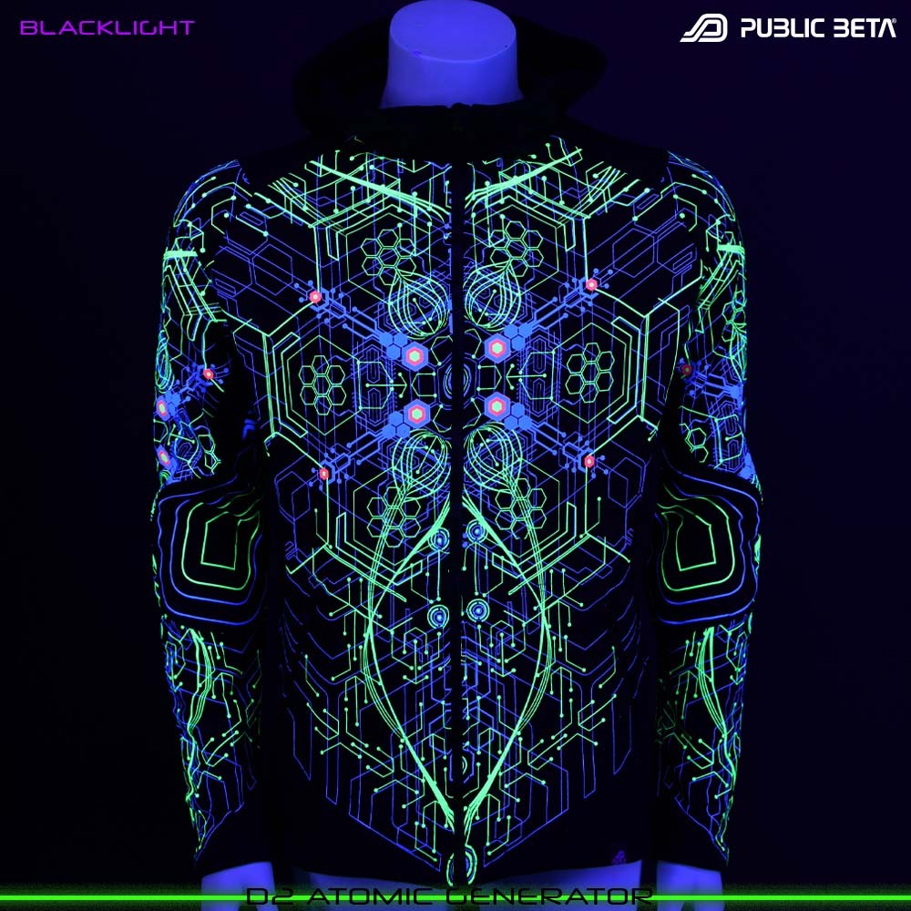 Atomic Generator Psytrance Psywear by Public Beta
