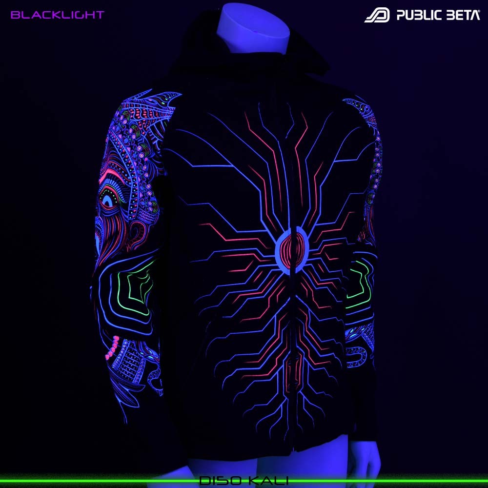 KALI Blacklight Art by Public Beta Wear