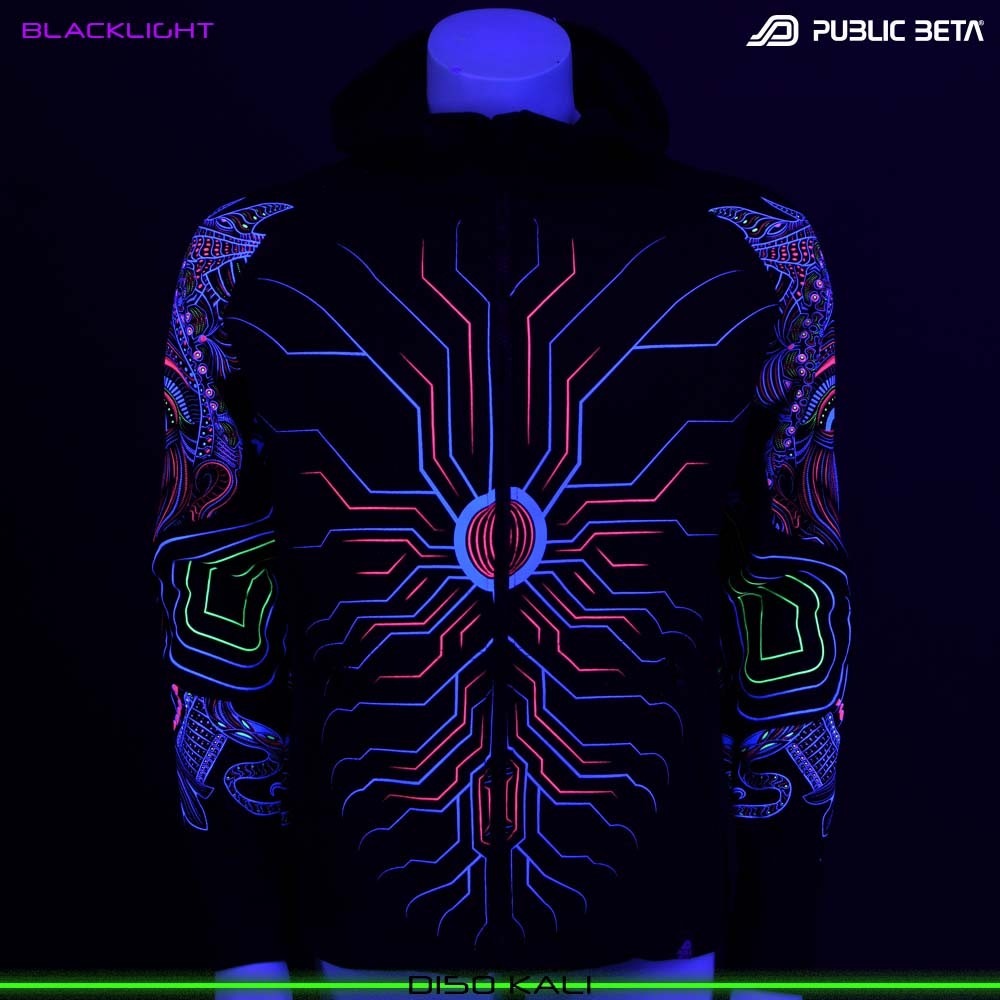 KALI Blacklight Art by Public Beta Wear