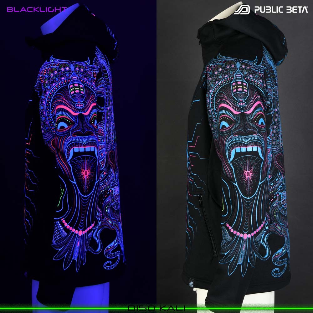 KALI Blacklight Art by Public Beta Wear