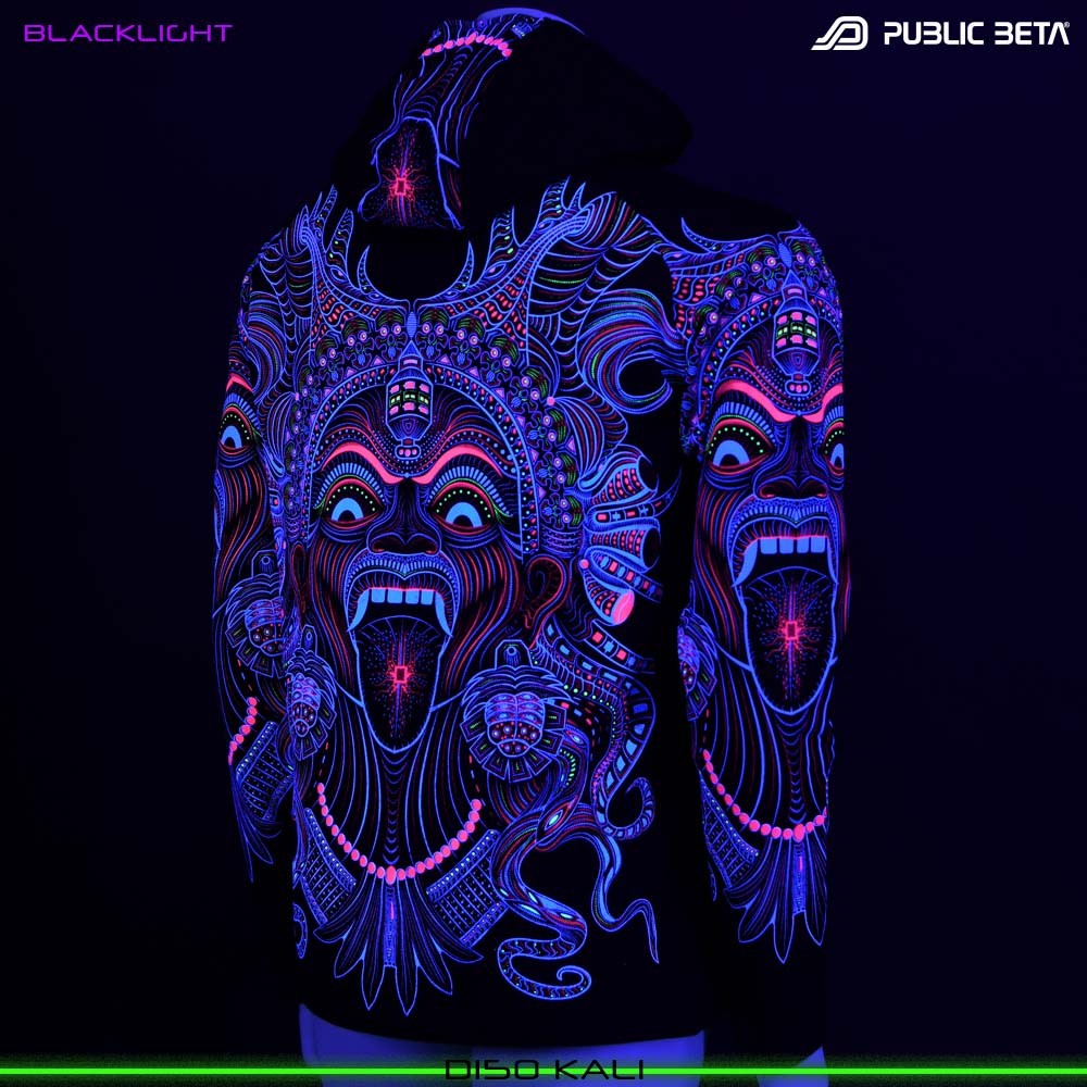 KALI Blacklight Art by Public Beta Wear
