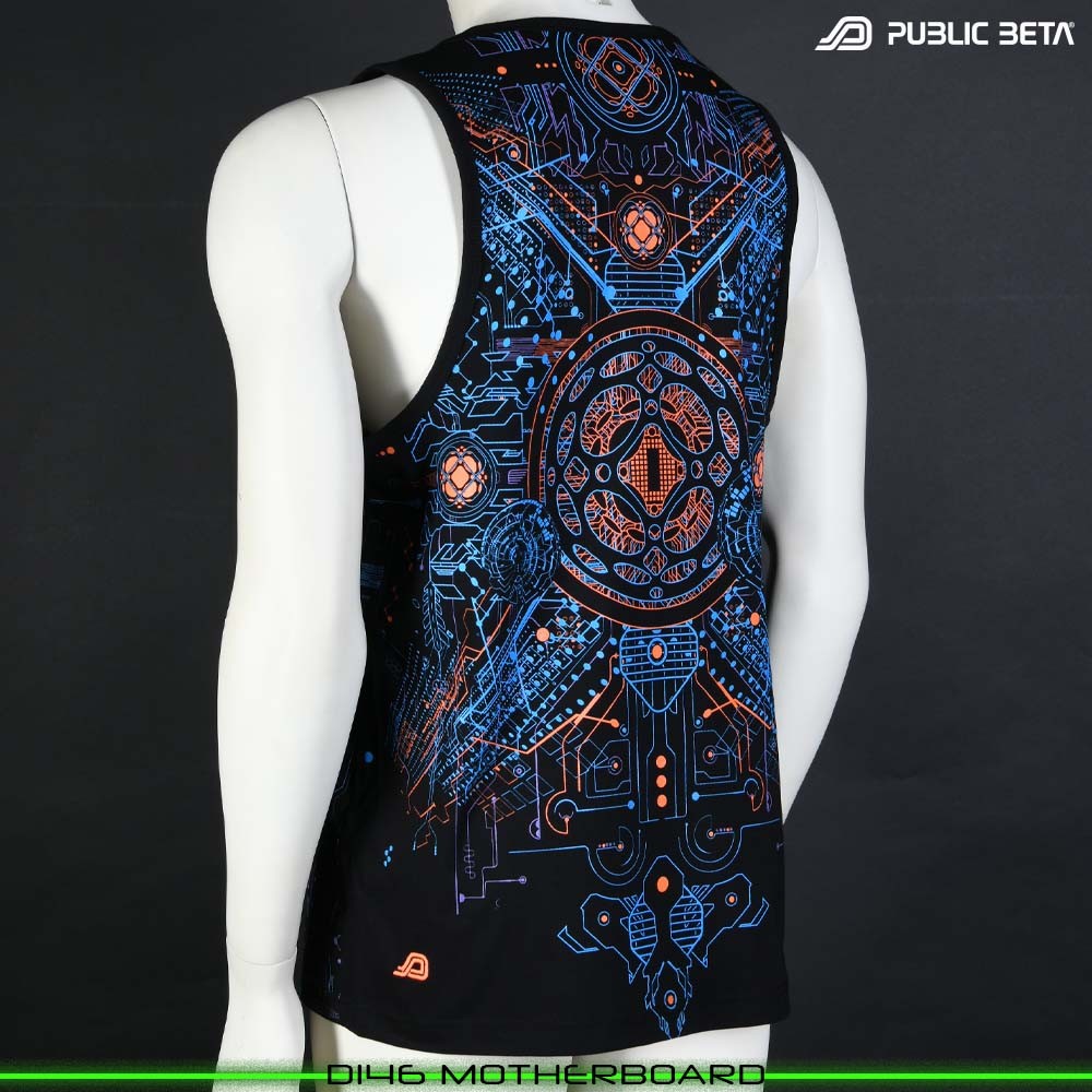 Motherboard Blacklight Psyart by Public Beta Wear