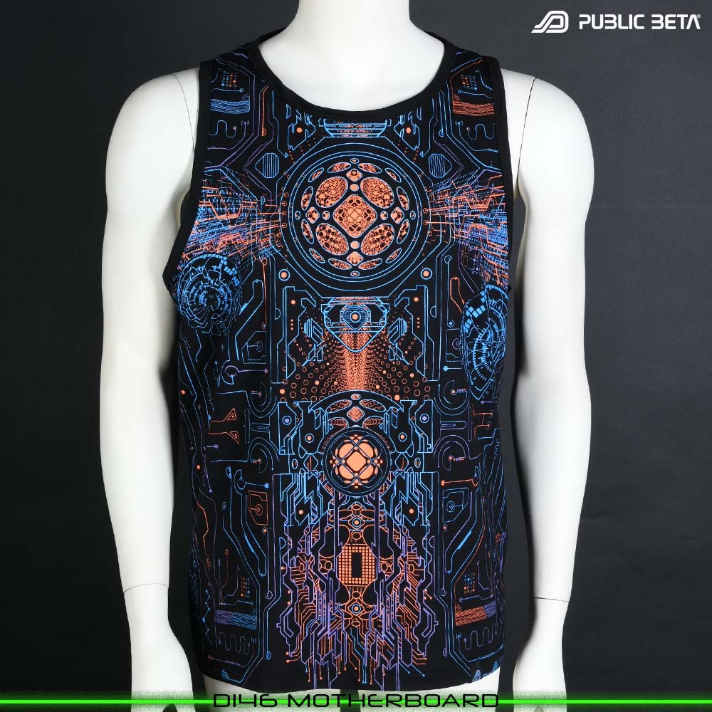 Motherboard Blacklight Psyart by Public Beta Wear