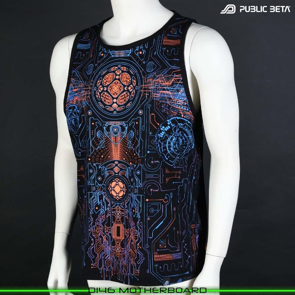 Motherboard Blacklight Psyart by Public Beta Wear