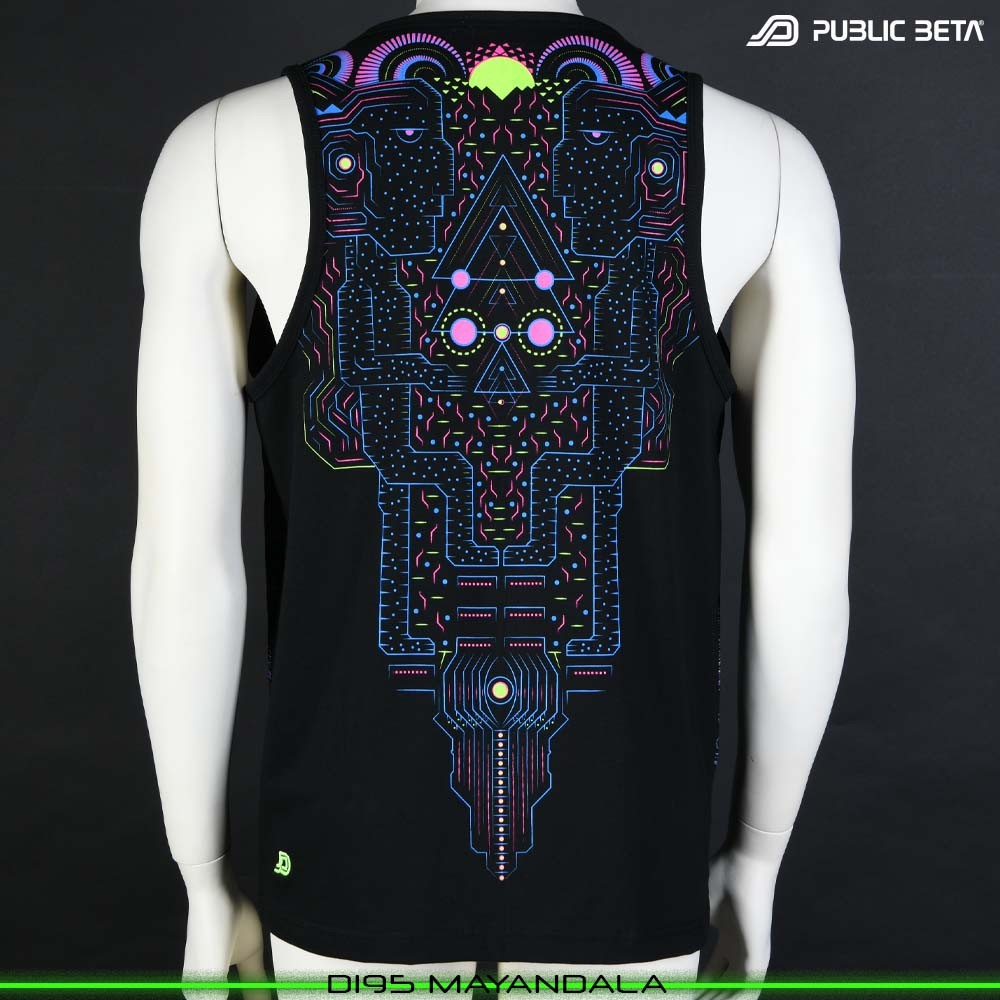 MayaDala Blacklight Psyart by Public Beta Wear