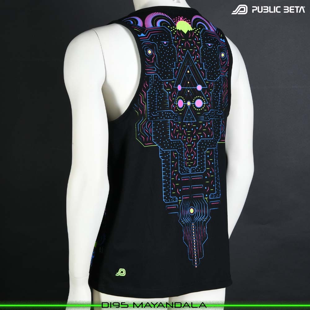 MayaDala Blacklight Psyart by Public Beta Wear