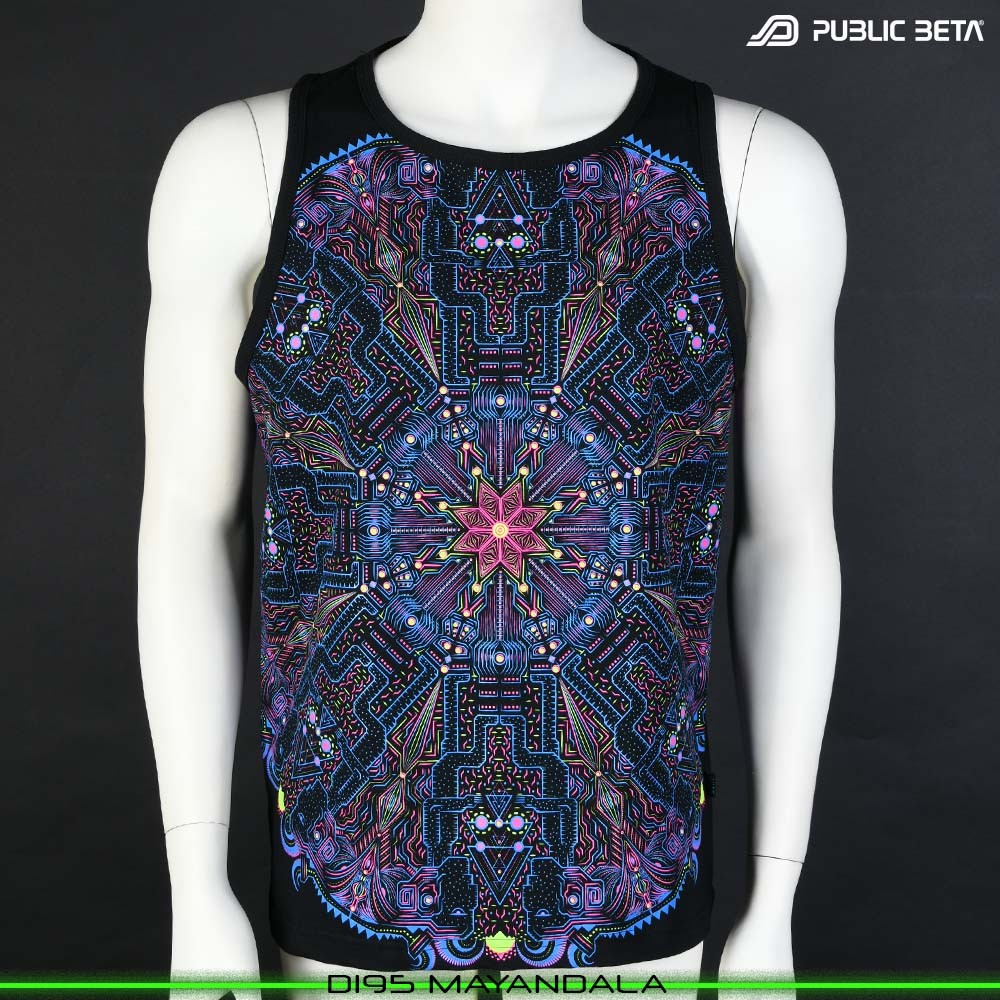 MayaDala Blacklight Psyart by Public Beta Wear