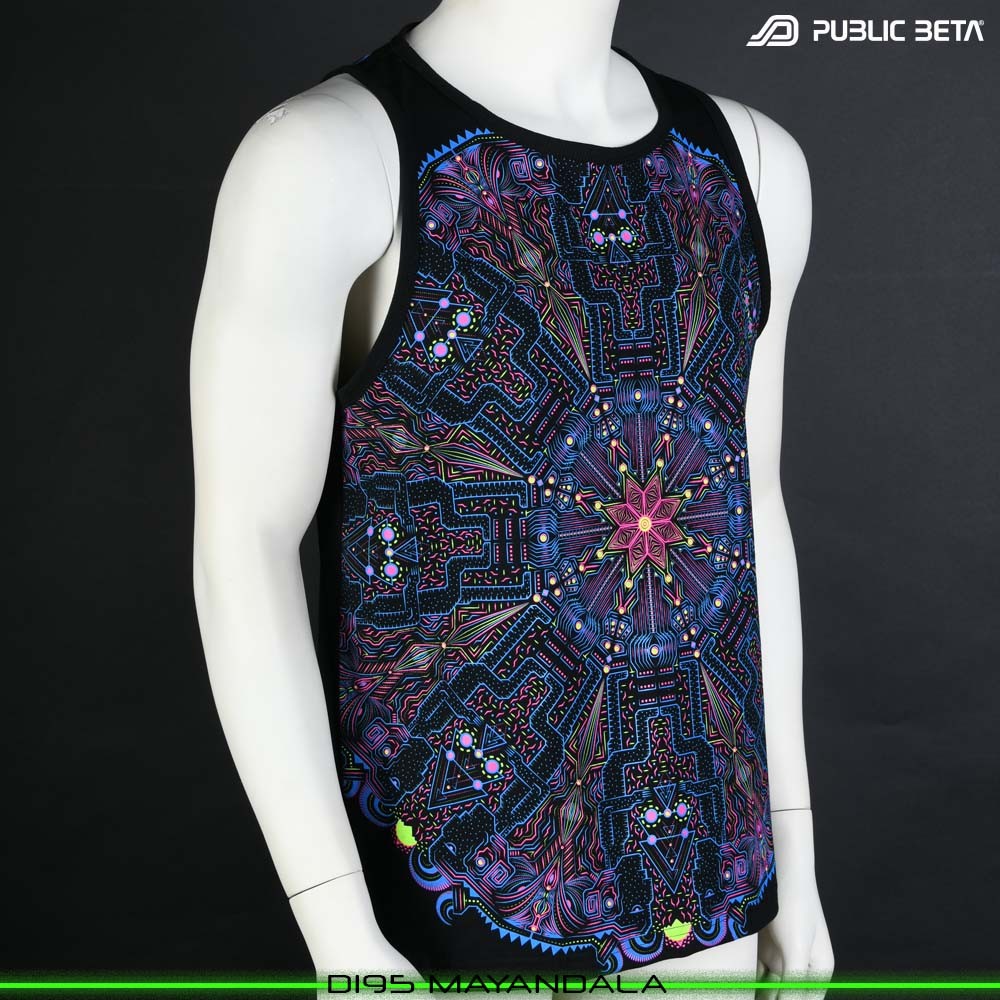 MayaDala Blacklight Psyart by Public Beta Wear