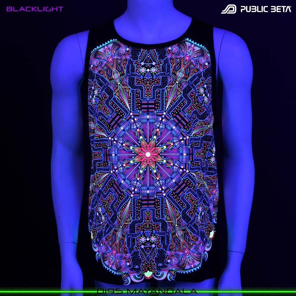 MayaDala Blacklight Psyart by Public Beta Wear