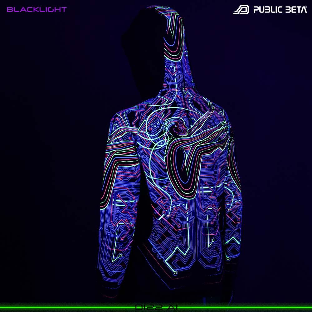 AI Psytrance Sweater by Public Beta Wear