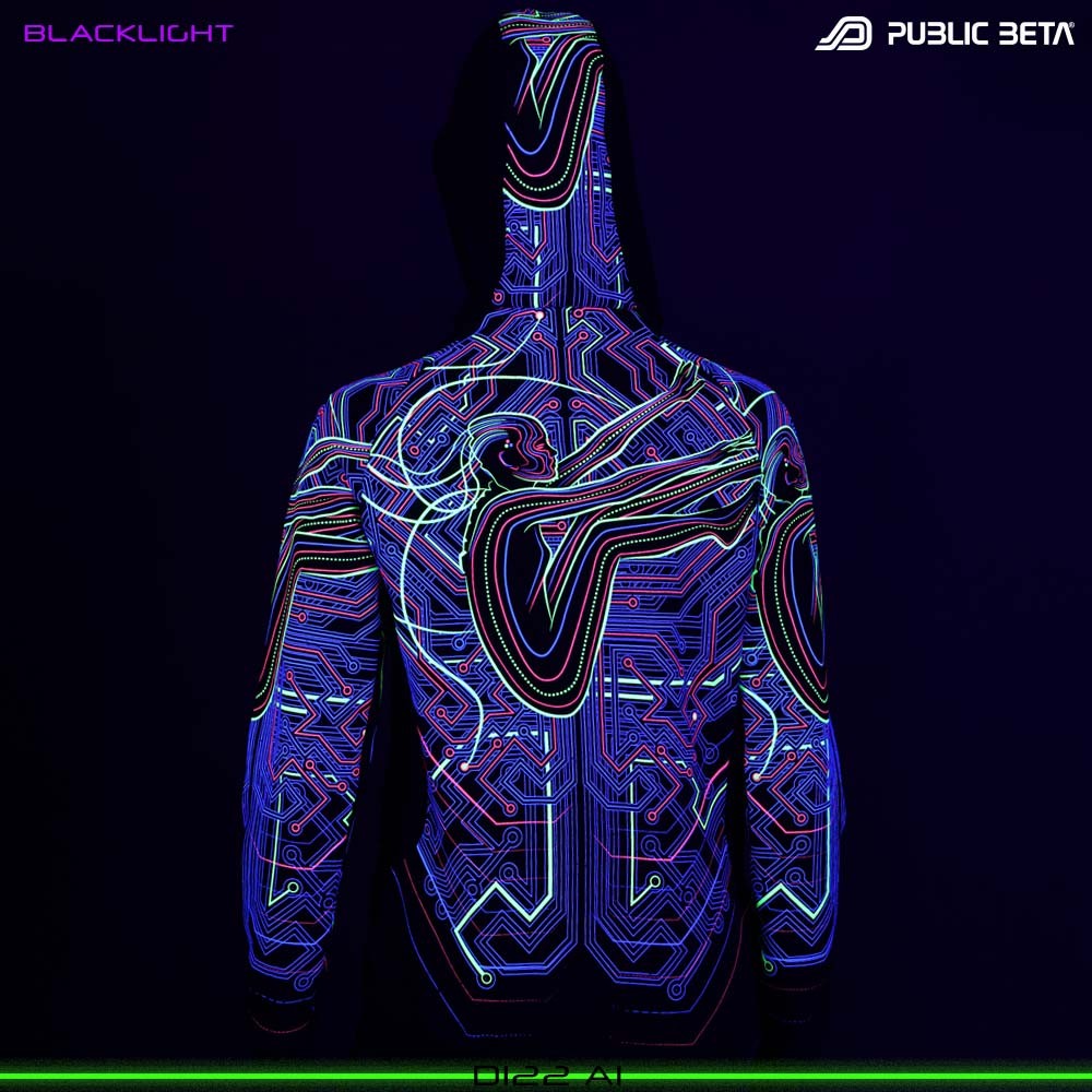 AI Psytrance Sweater by Public Beta Wear