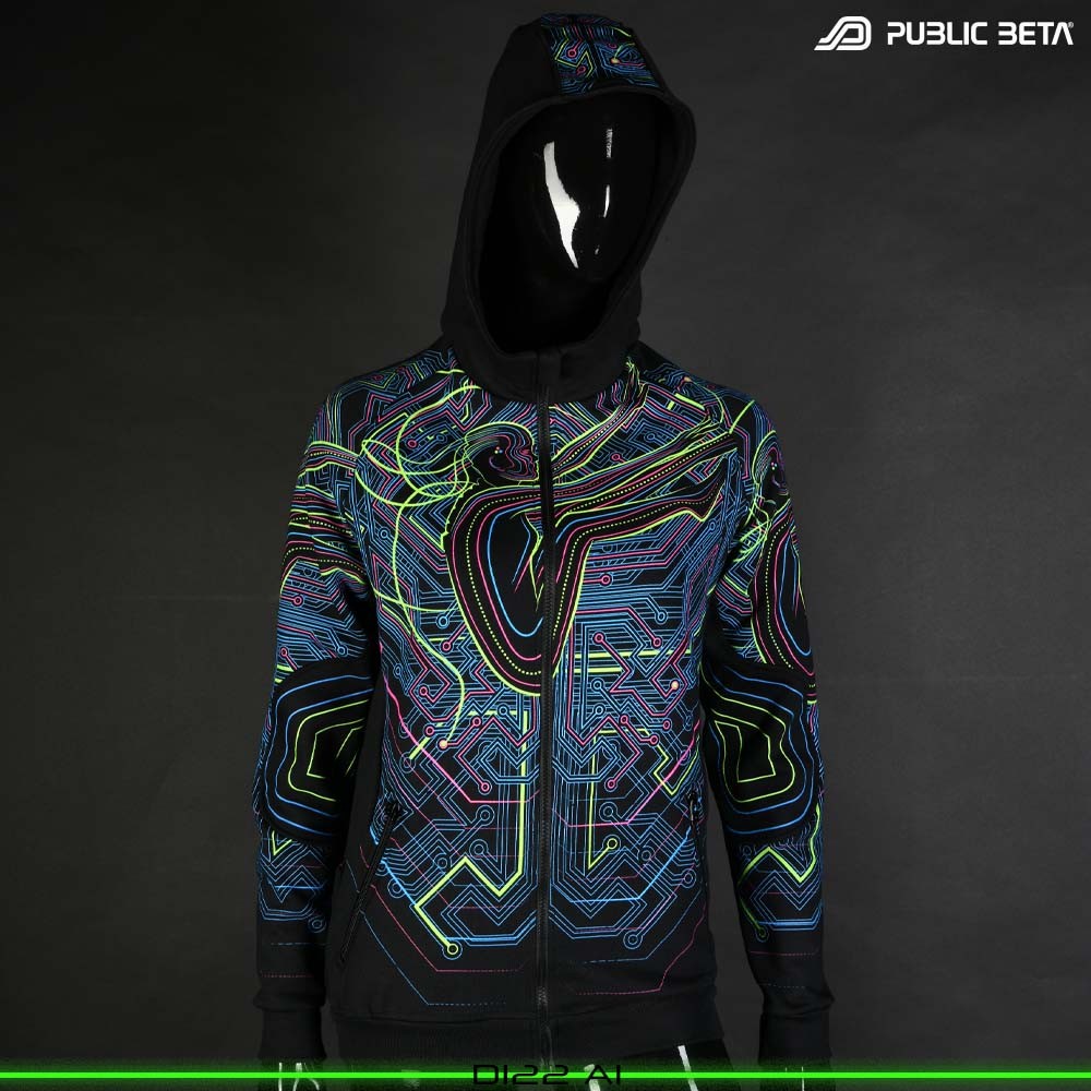 AI Psytrance Sweater by Public Beta Wear