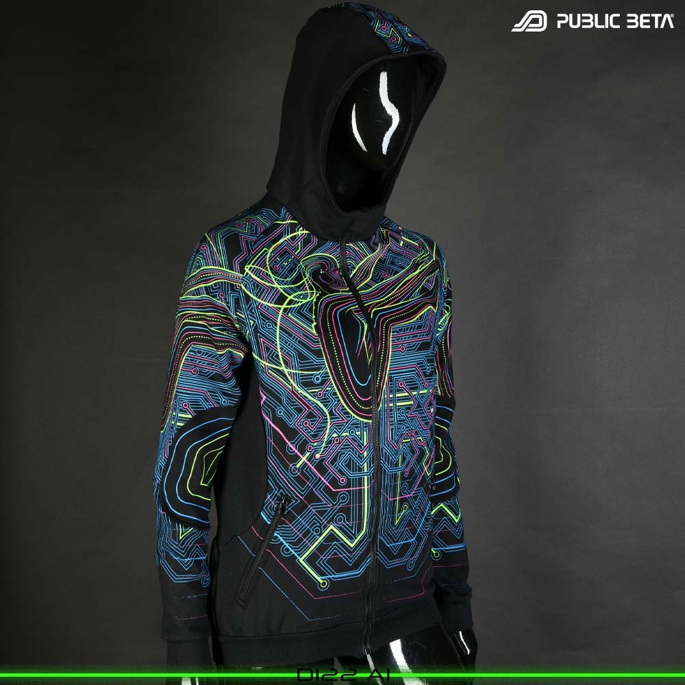 AI Psytrance Sweater by Public Beta Wear