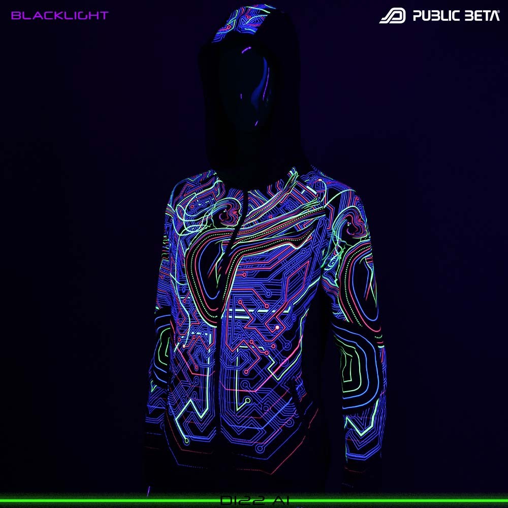 AI Psytrance Sweater by Public Beta Wear