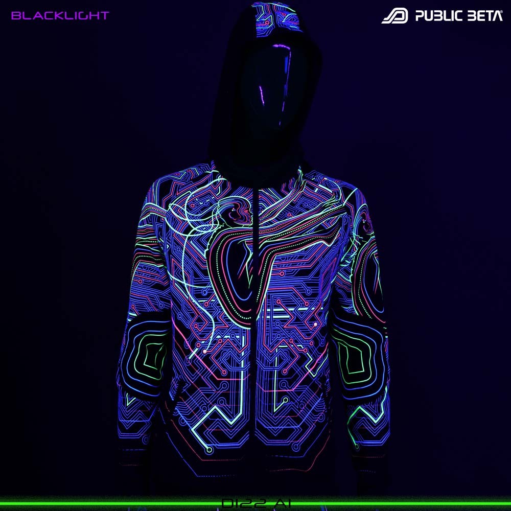 AI Psytrance Sweater by Public Beta Wear