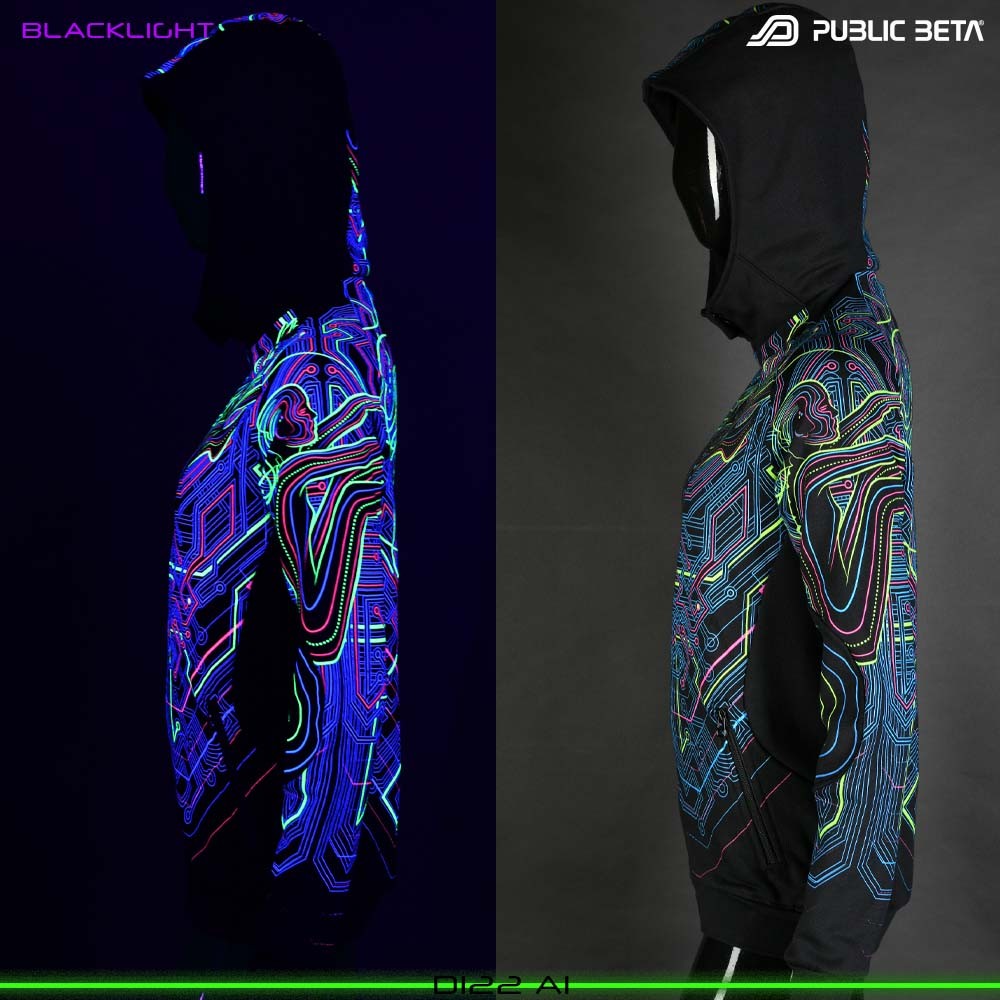 AI Psytrance Sweater by Public Beta Wear