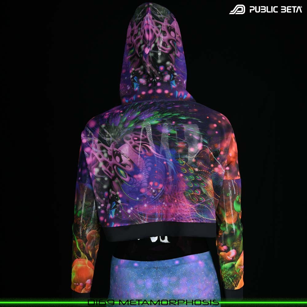 Metamorphosis Blacklight Psytrance Design by Public Beta Wear