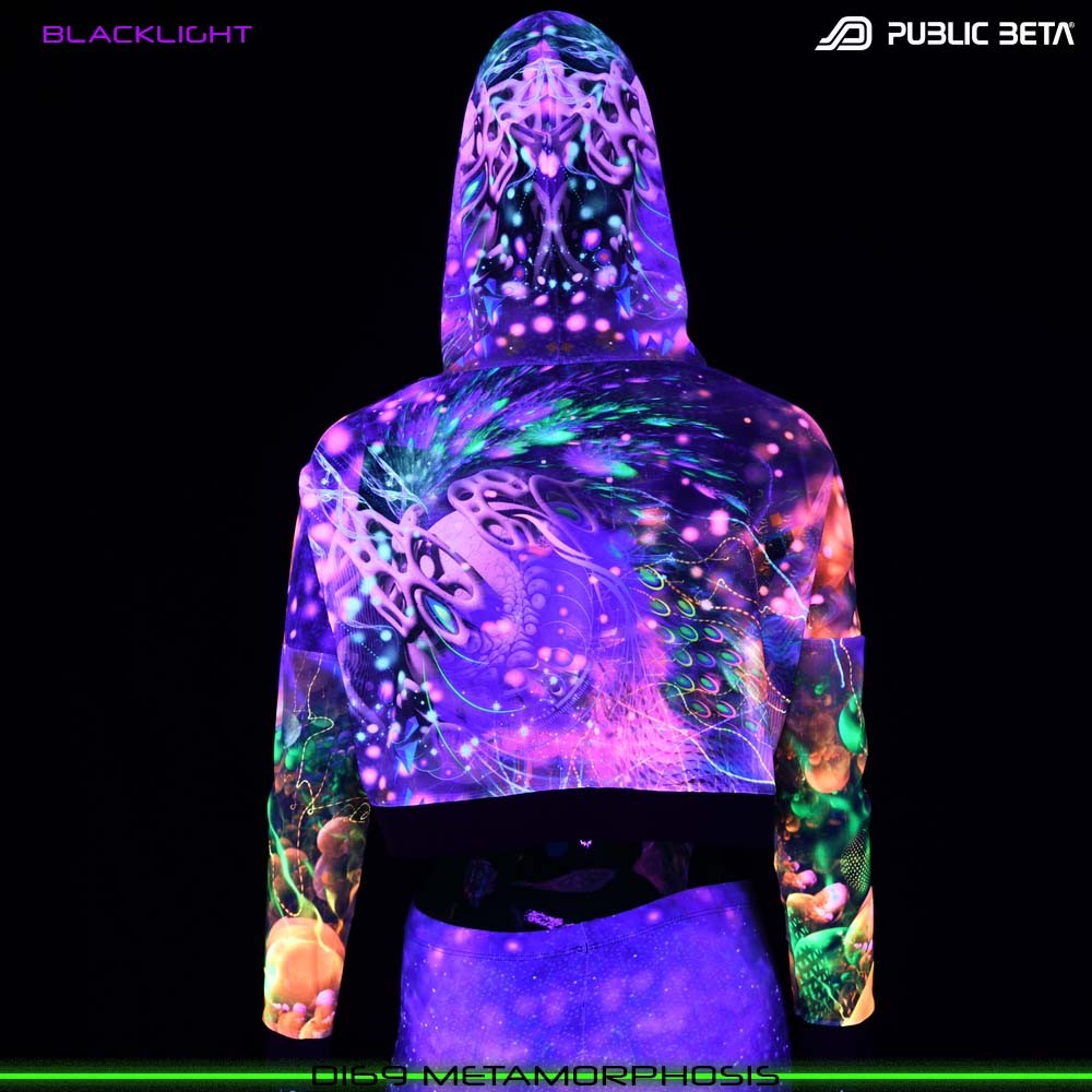 Metamorphosis Blacklight Psytrance Design by Public Beta Wear