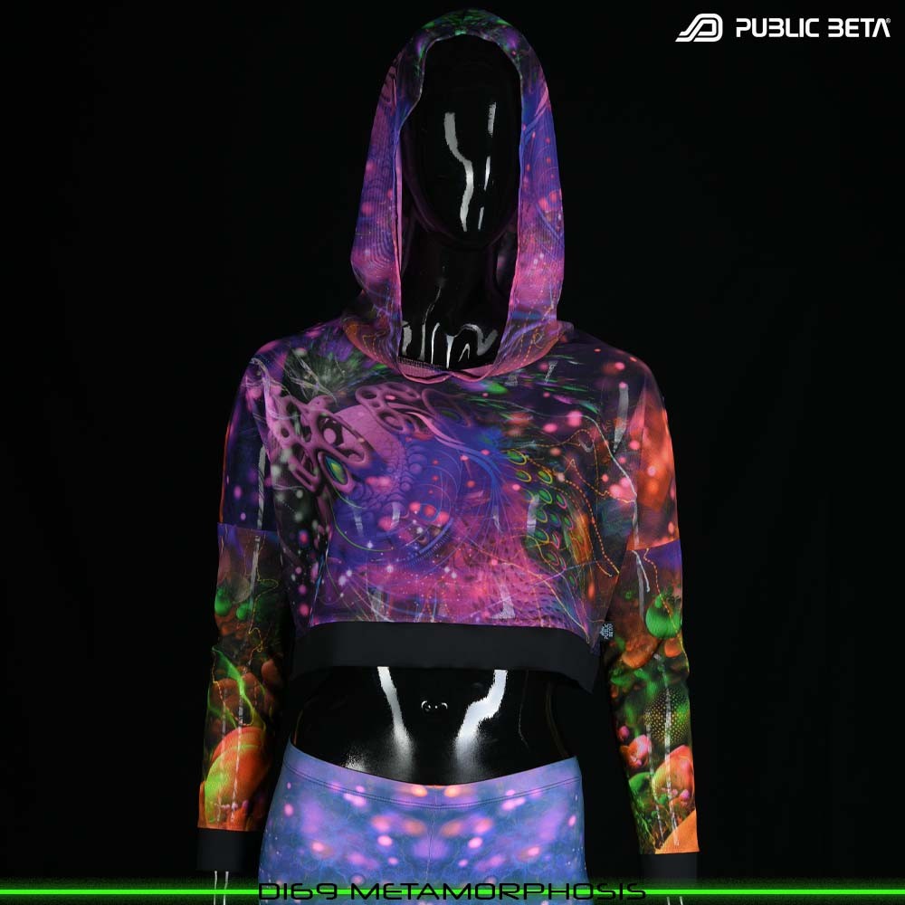 Metamorphosis Blacklight Psytrance Design by Public Beta Wear