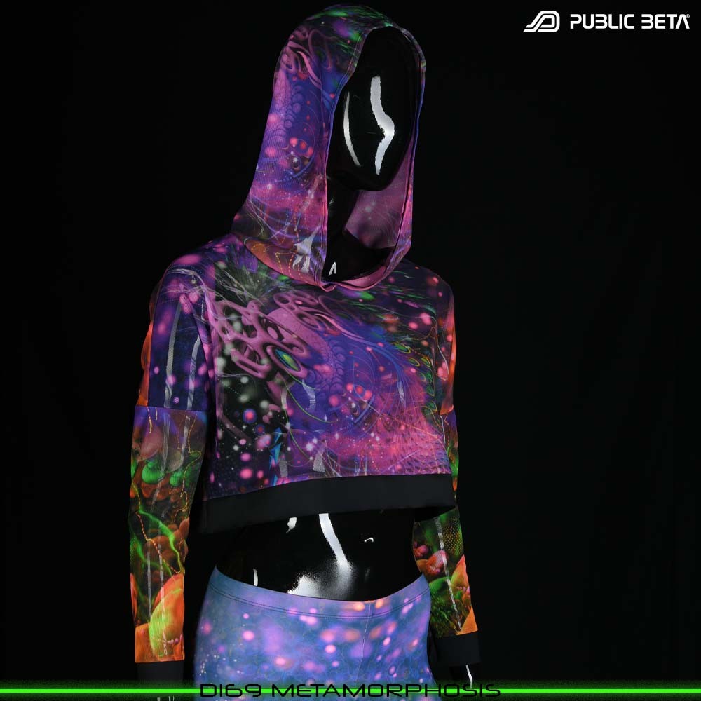 Metamorphosis Blacklight Psytrance Design by Public Beta Wear