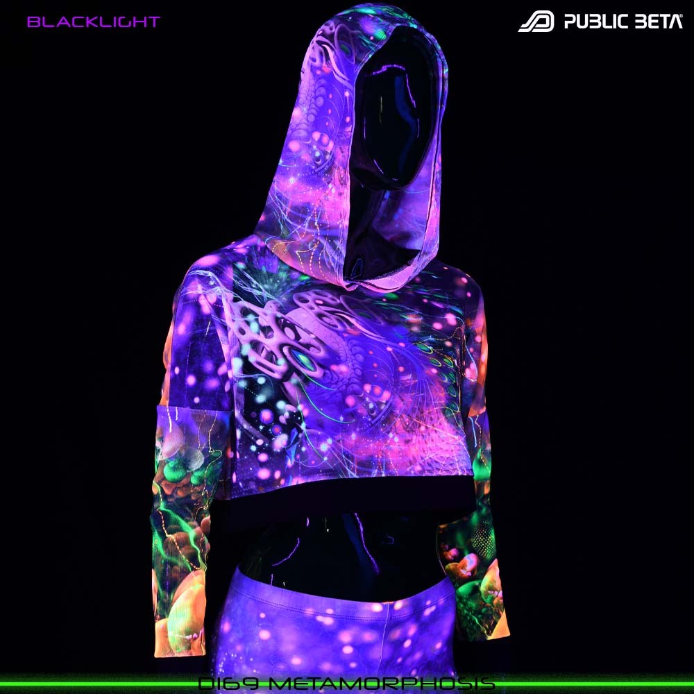 Metamorphosis Blacklight Psytrance Design by Public Beta Wear