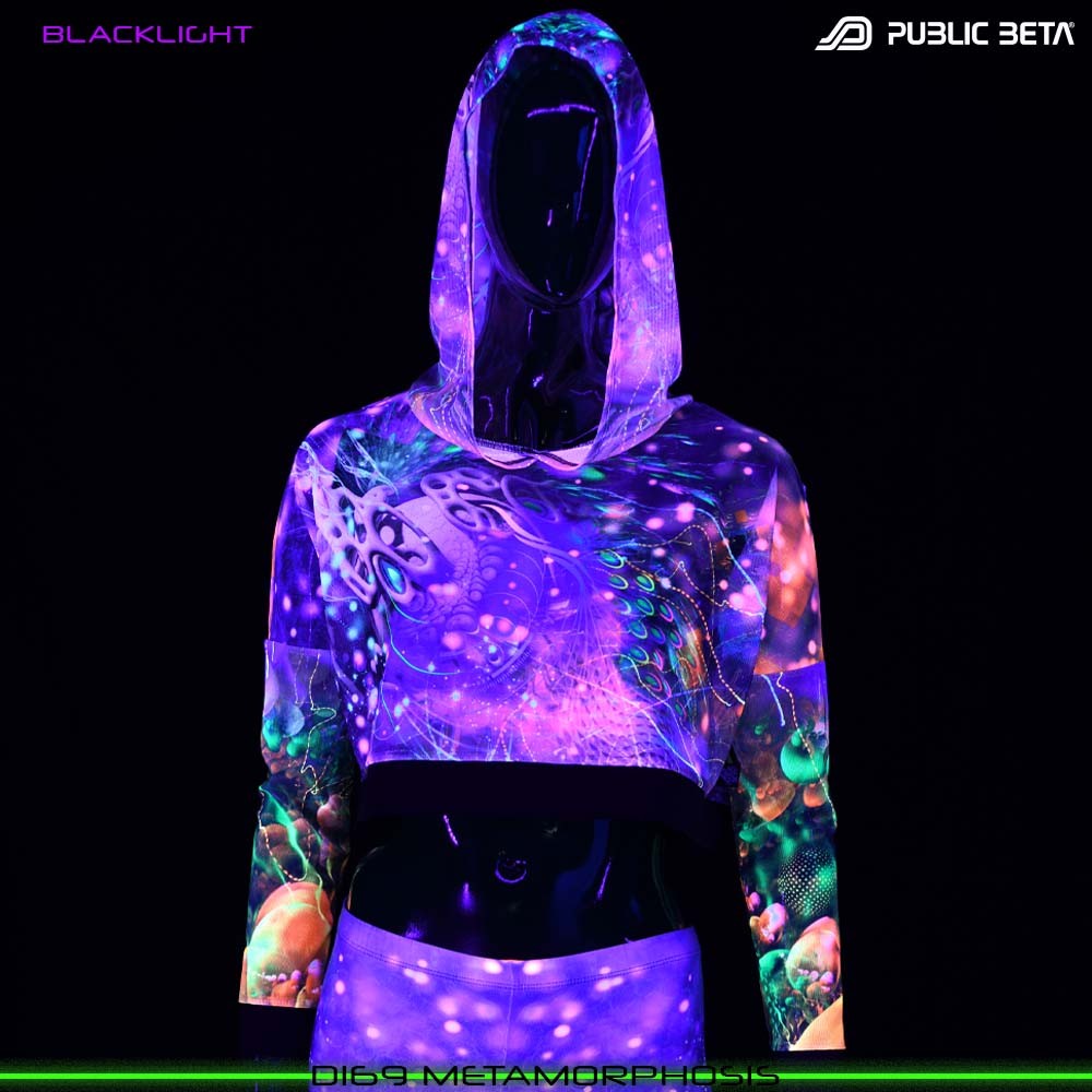 Metamorphosis Blacklight Psytrance Design by Public Beta Wear
