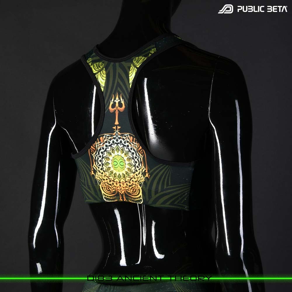 Ancient Theory D183 UV / Psychedelic Art Printed Active Top