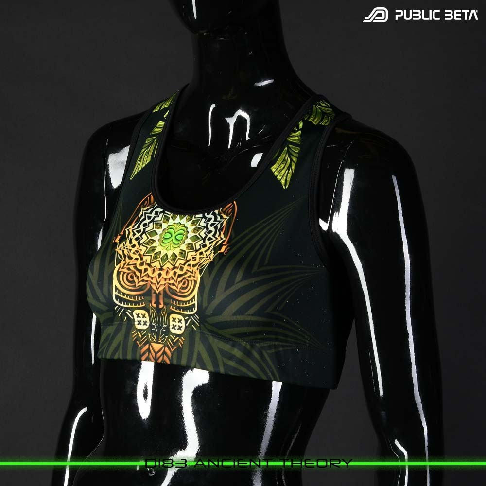 Ancient Theory D183 UV / Psychedelic Art Printed Active Top