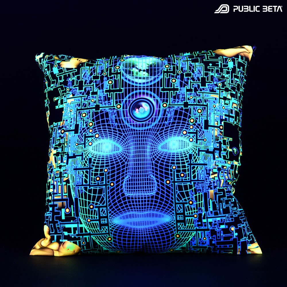 Glow in Blacklight Psyart Home Decoration