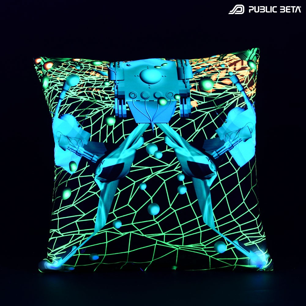 Glow in Blacklight Psyart Home Decoration