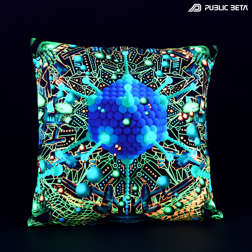 Glow in Blacklight Psyart Home Decoration