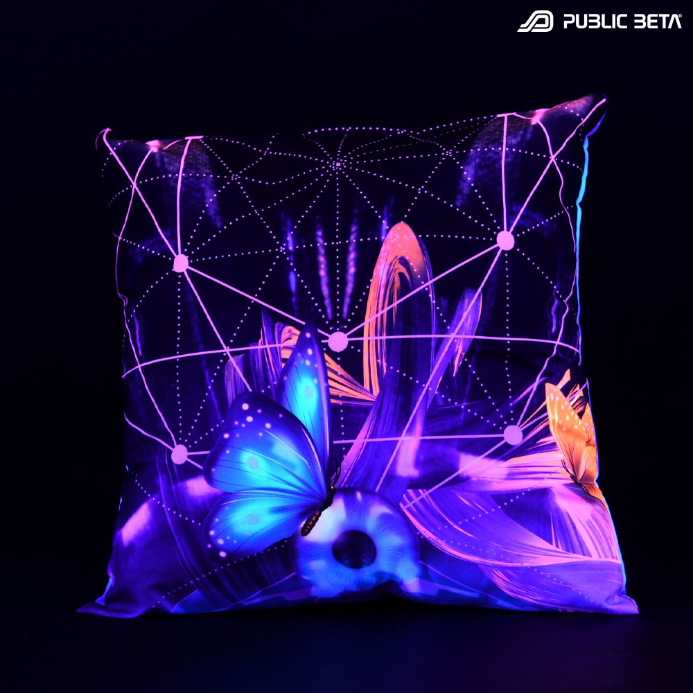 Glow in Blacklight Psyart Home Decoration