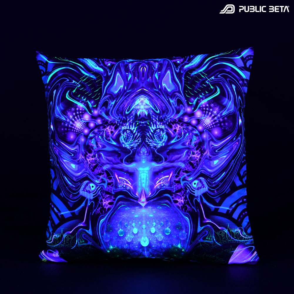 Glow in Blacklight Psyart Home Decoration