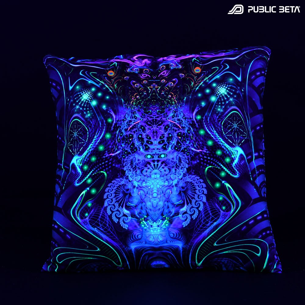 Glow in Blacklight Psyart Home Decoration