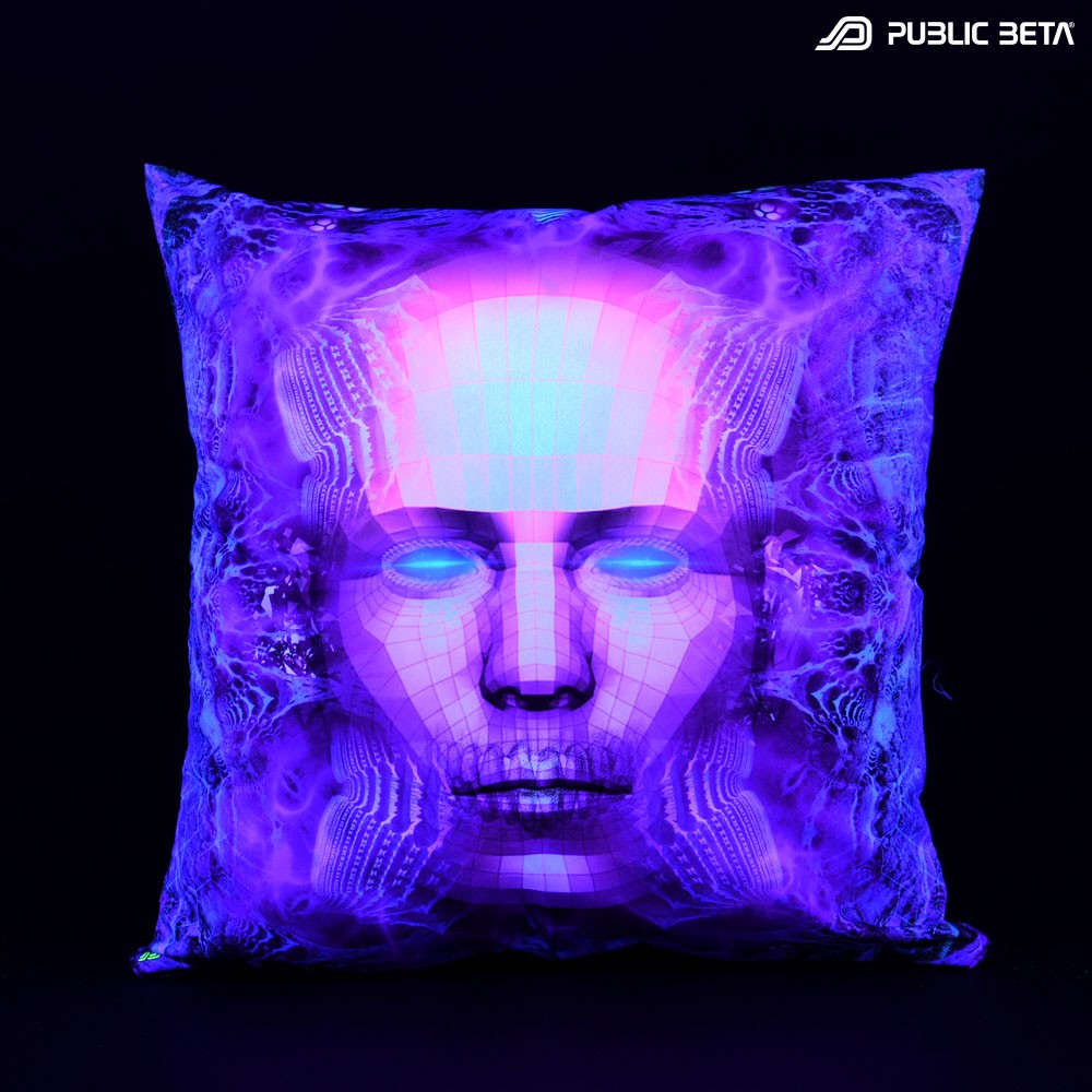 Glow in Blacklight Psyart Home Decoration