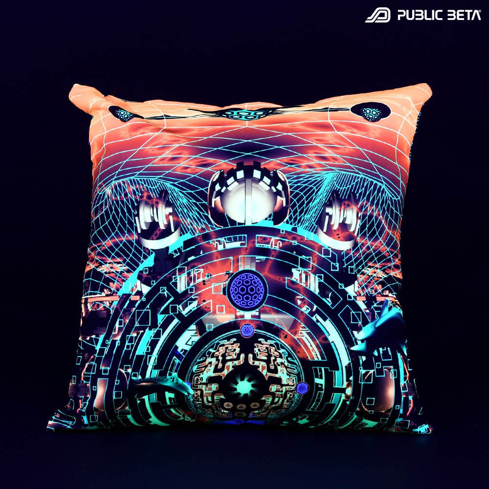 Glow in Blacklight Psyart Home Decoration