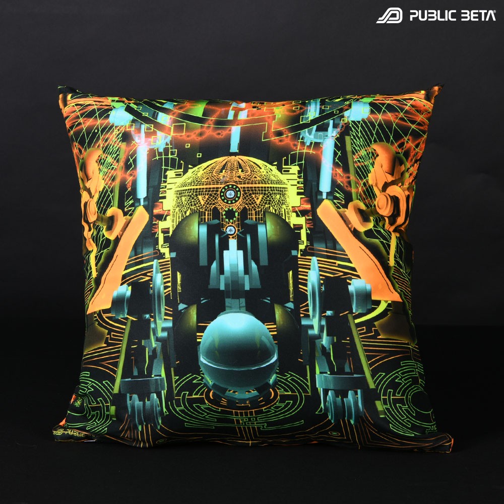 Glow in Blacklight Psyart Home Decoration