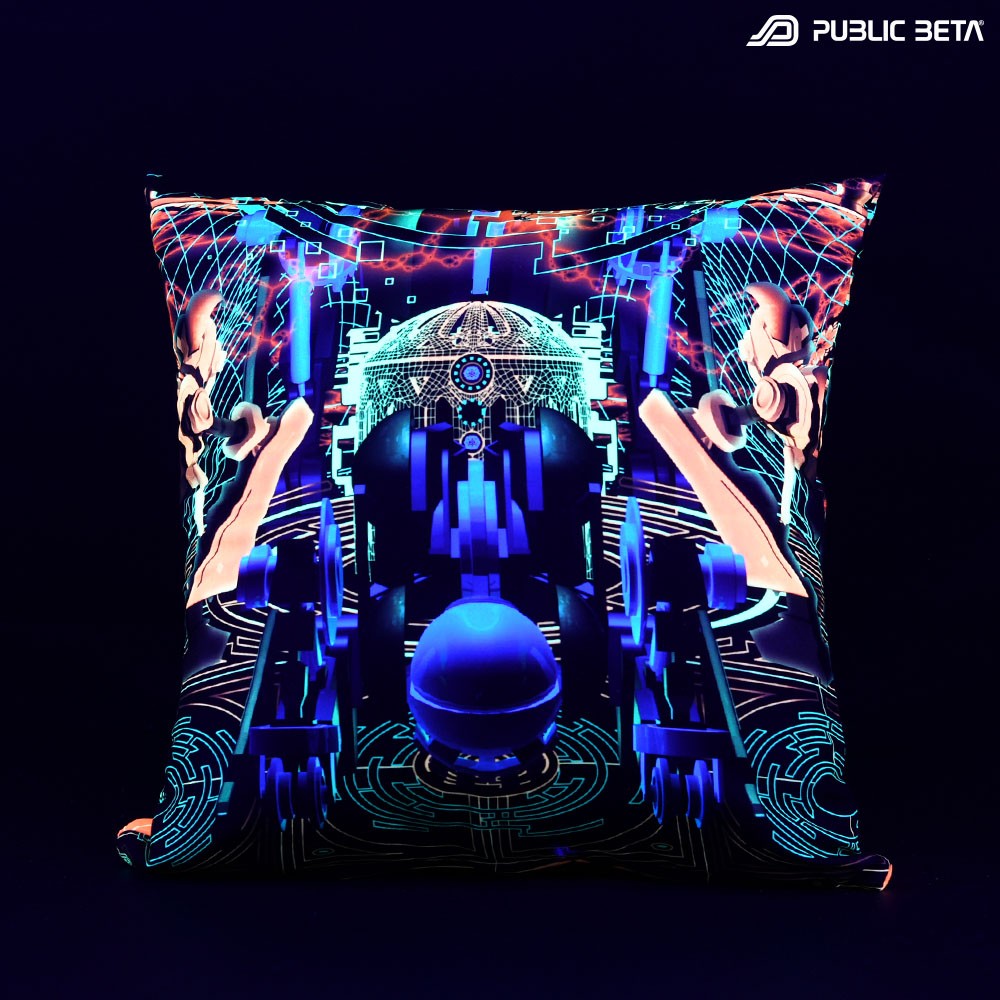 Glow in Blacklight Psyart Home Decoration