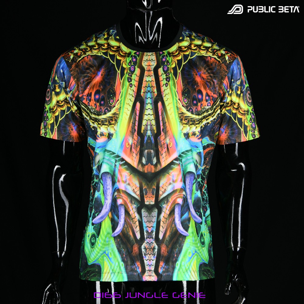 Public Beta Wear JungleGenie Blacklight T-Shirt