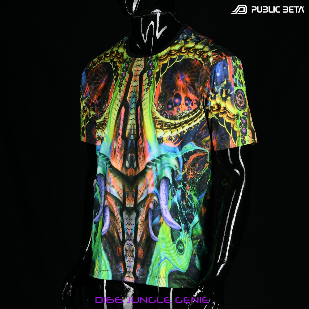 Public Beta Wear JungleGenie Blacklight T-Shirt