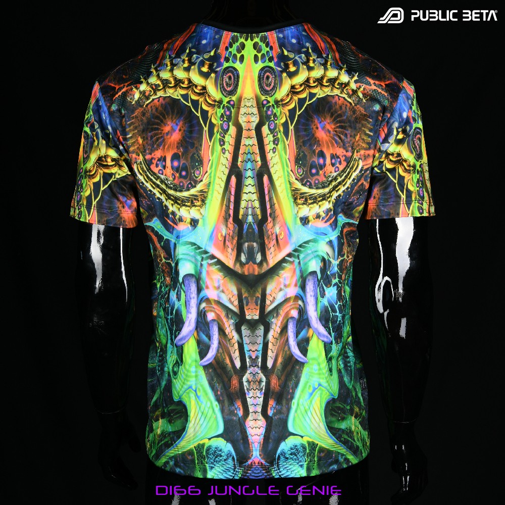Public Beta Wear JungleGenie Blacklight T-Shirt