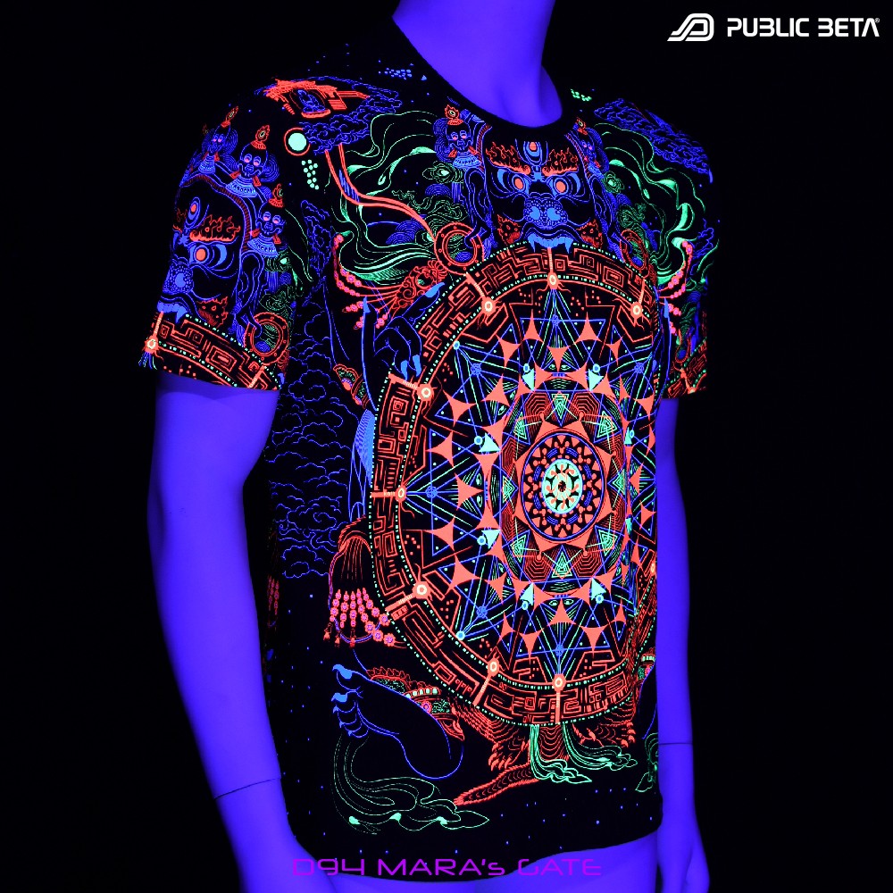 Mara's Gate UV D94 Blacklight Active T-Shirt by Public Beta Wear