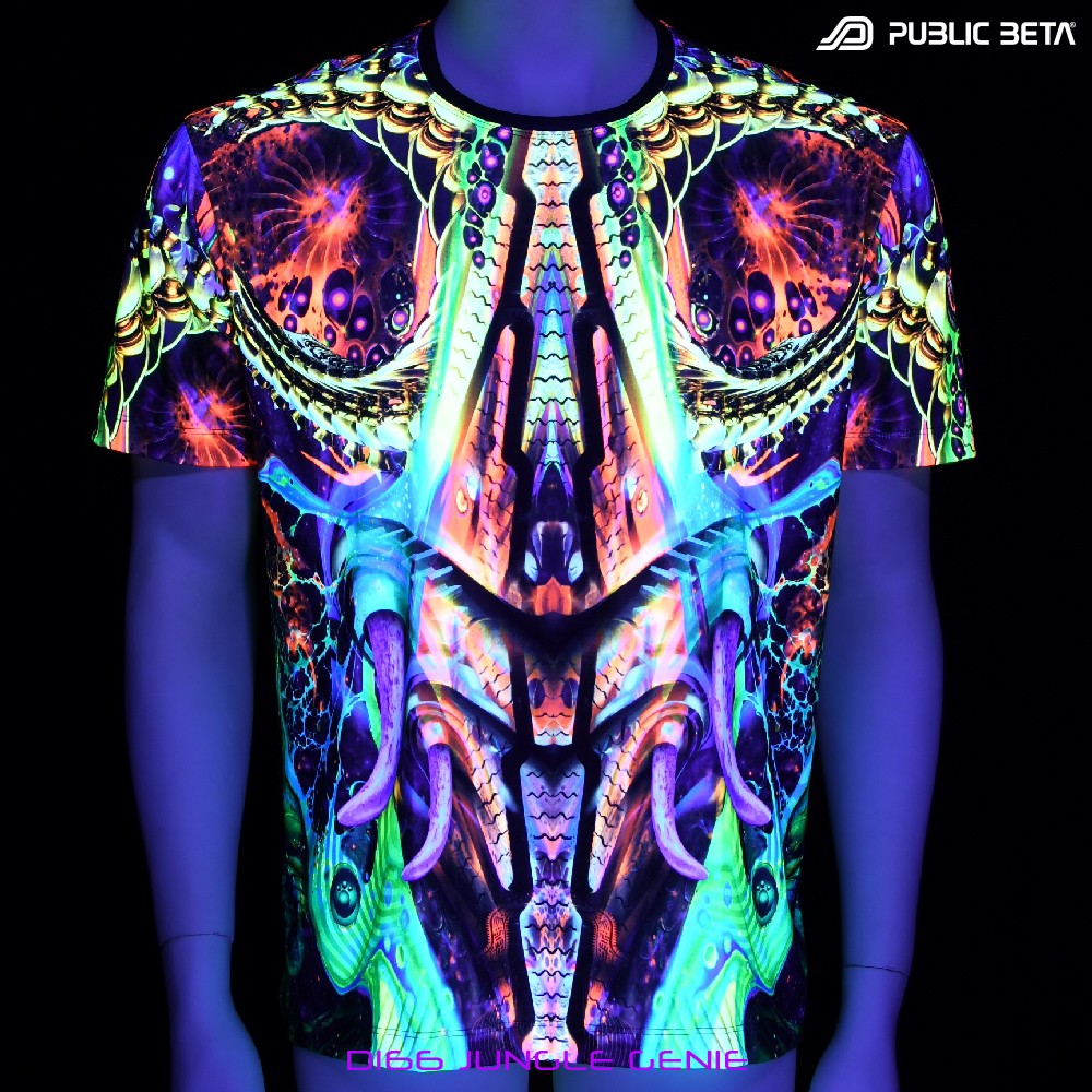 Public Beta Wear JungleGenie Blacklight T-Shirt