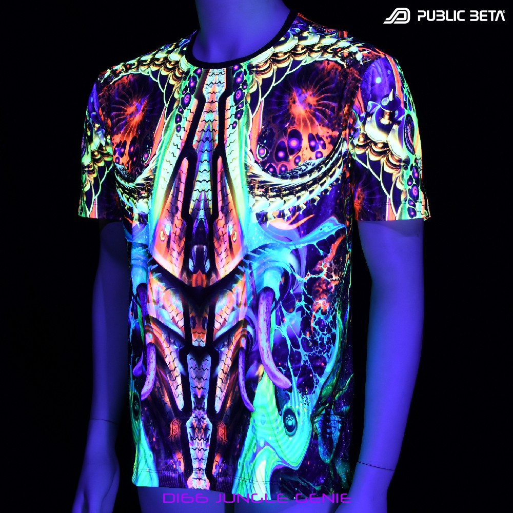 Public Beta Wear JungleGenie Blacklight T-Shirt