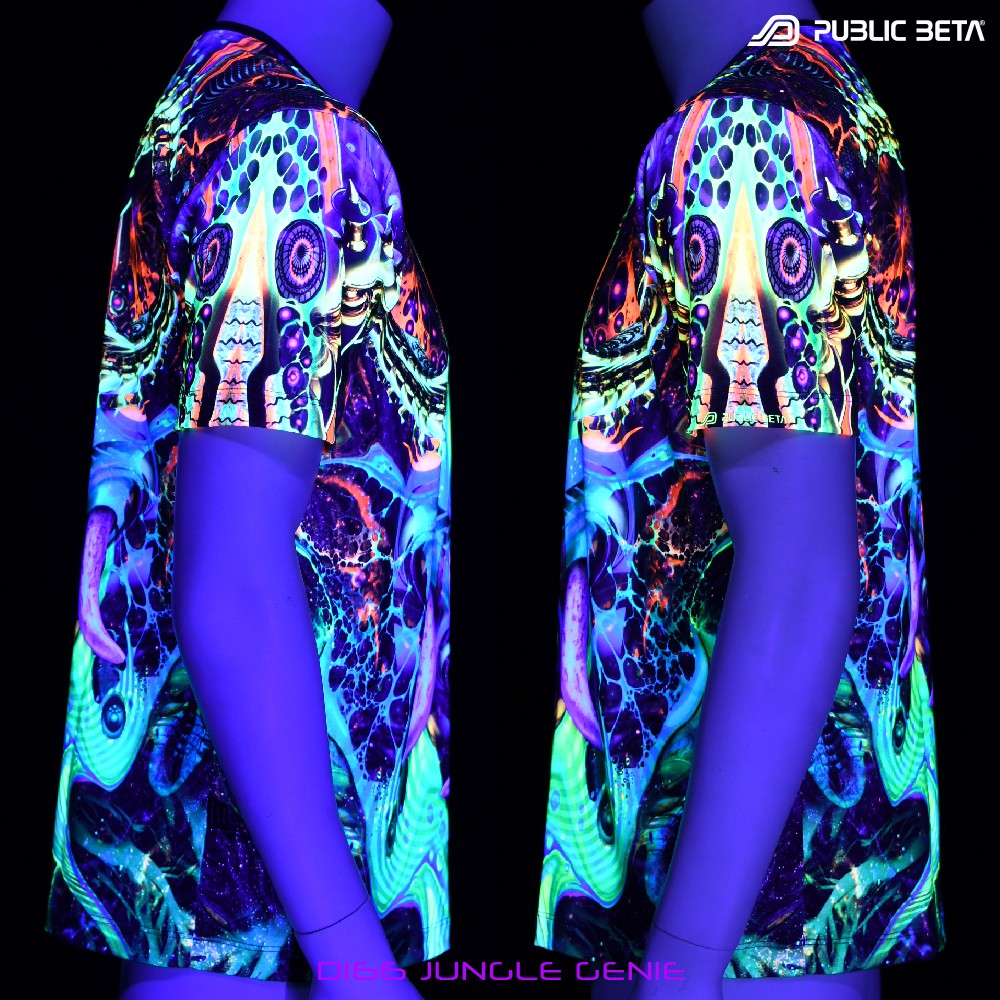 Public Beta Wear JungleGenie Blacklight T-Shirt